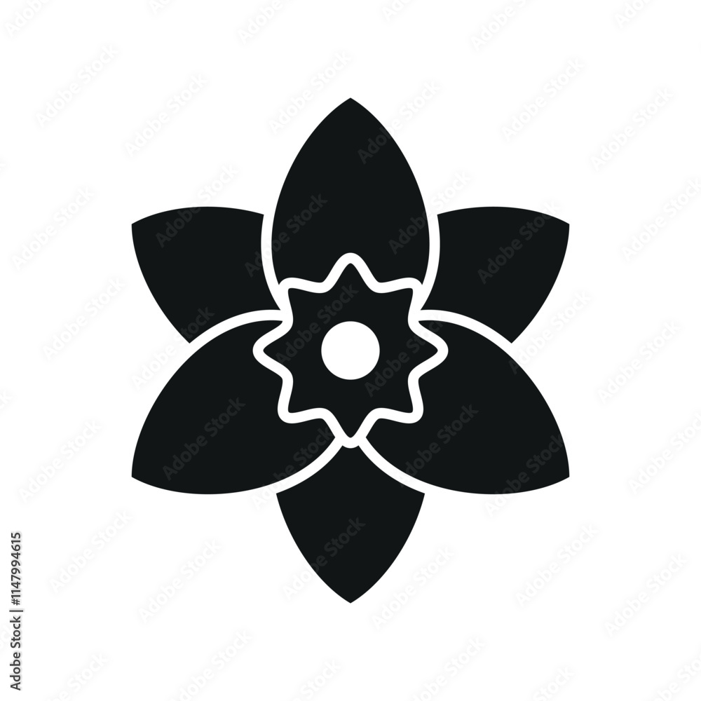 Daffodil Icon: Capture the essence of beauty and optimism with this graceful floral icon Daffodil Icon: Capture the essence of beauty and optimism with this graceful floral icon