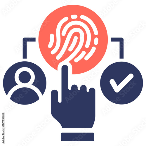 Biometric Authentication Icon