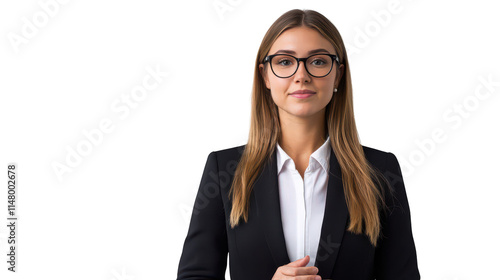 Professional Woman in Business Attire