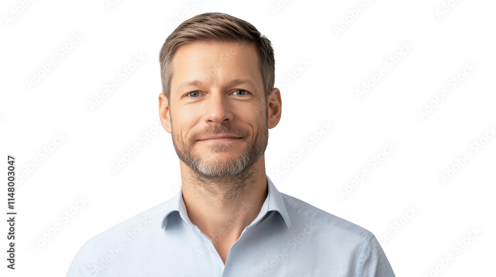 Confident Professional Man with a Warm Smile Confident Professional Man with a Warm Smile