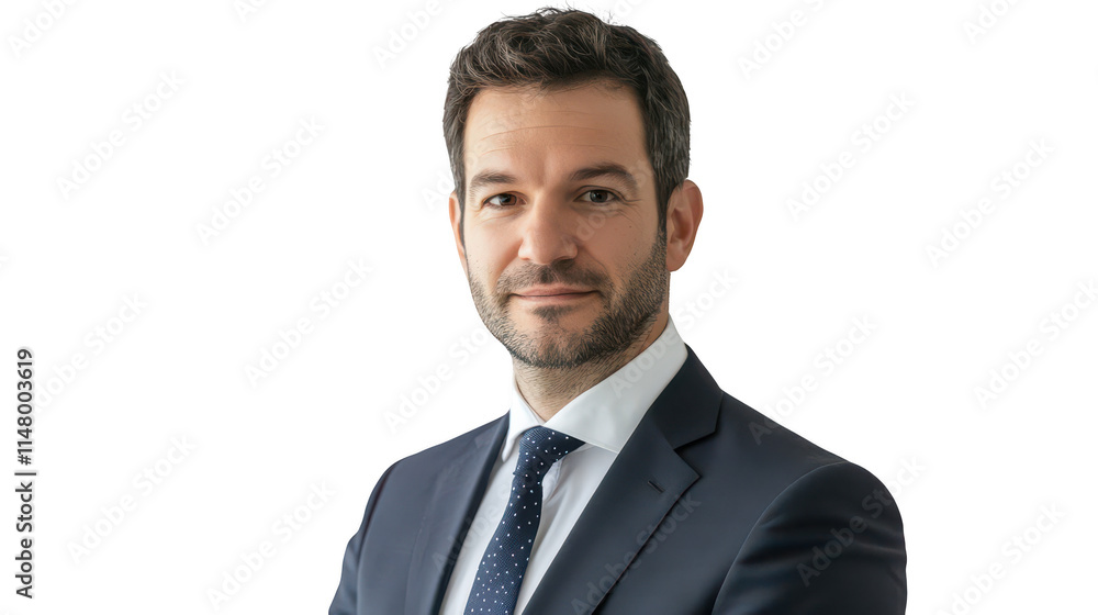 Professional Man in Suit with Confident Expression Professional Man in Suit with Confident Expression
