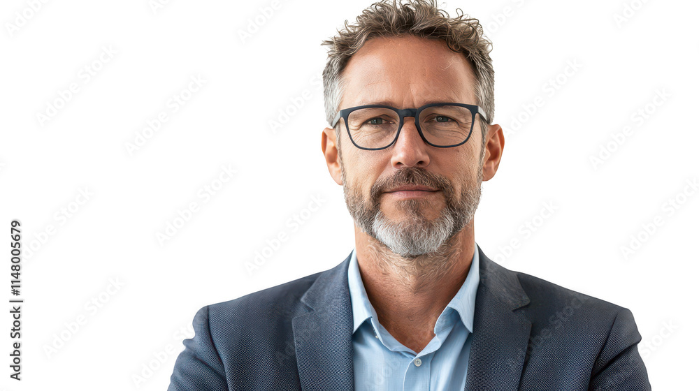 Confident Businessman in Professional Attire Confident Businessman in Professional Attire