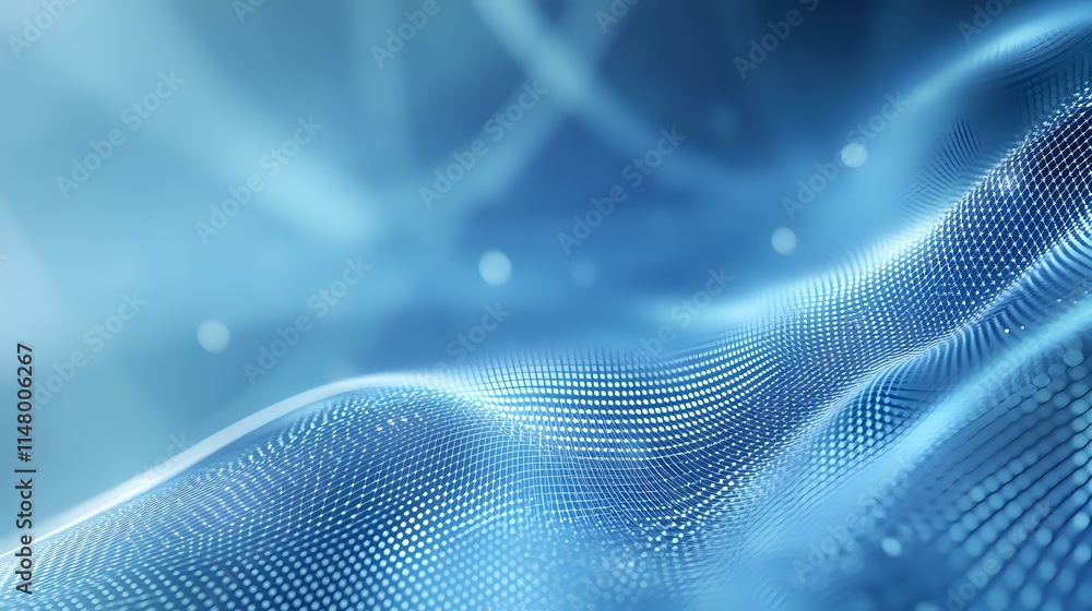 Abstract background in glowing blue and white gradients, accented by subtle grid-like patterns for a futuristic look Abstract background in glowing blue and white gradients, accented by subtle grid-like patterns for a futuristic look