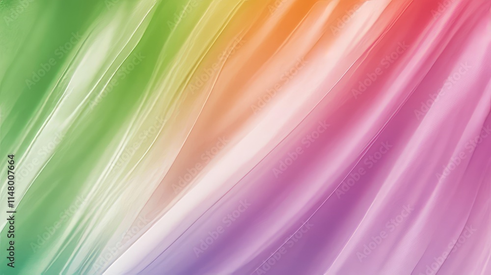 Abstract Rainbow Gradient Background with Smooth Curves Abstract Rainbow Gradient Background with Smooth Curves