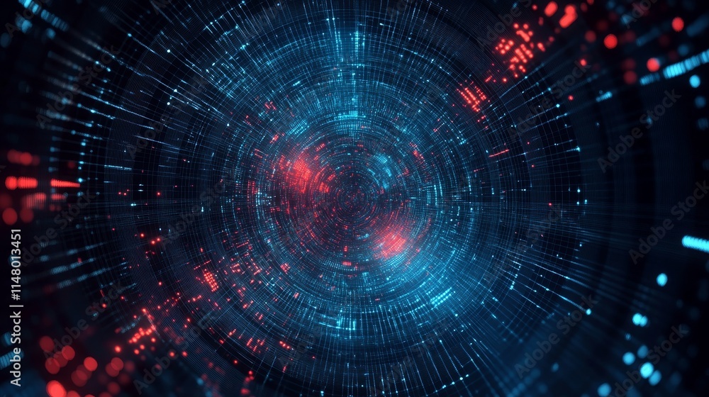 Digital Abstraction Illustrates a Swirling Vortex of Data, Light, and Energy in a Futuristic Environment With Vibrant Colors and Dynamic Patterns Digital Abstraction Illustrates a Swirling Vortex of Data, Light, and Energy in a Futuristic Environment With Vibrant Colors and Dynamic Patterns