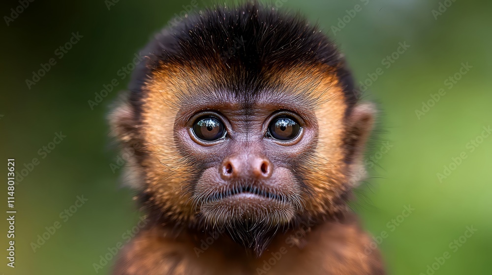 A close up of a monkey looking at the camera A close up of a monkey looking at the camera