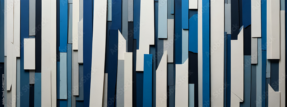 Obraz premium illustrazione sfondo con elementi astratti a tema geometrico surreale
