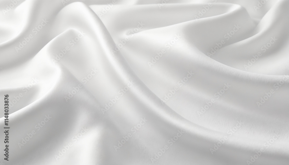 Soft white fabric texture in neutral tones representing purity for Easter celebrations with copy space Soft white fabric texture in neutral tones representing purity for Easter celebrations with copy space