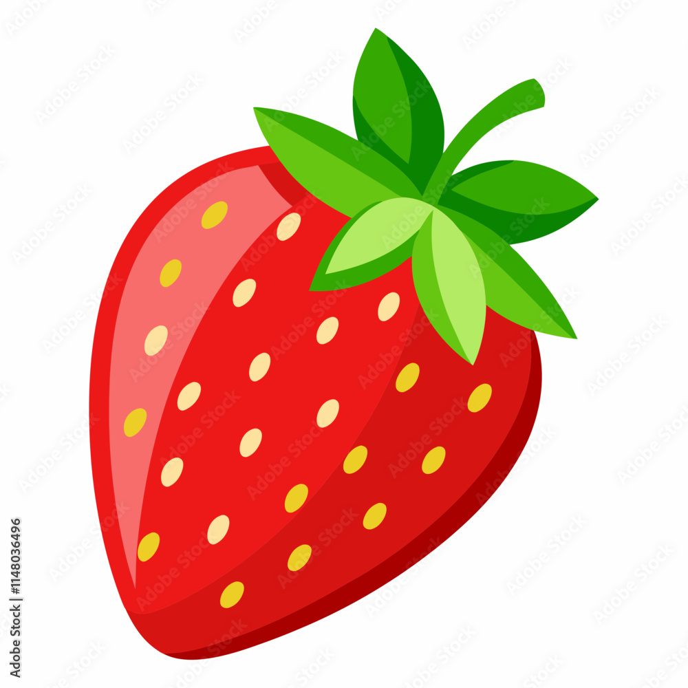Obraz premium strawberry illustration