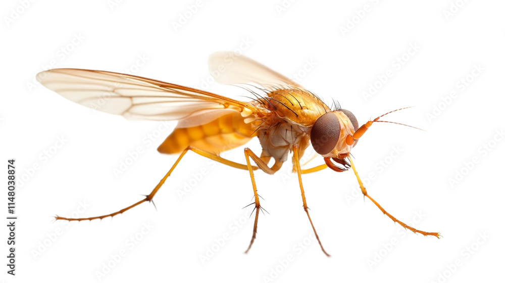 Crane Fly Isolated on White Background. Generative AI Crane Fly Isolated on White Background. Generative AI