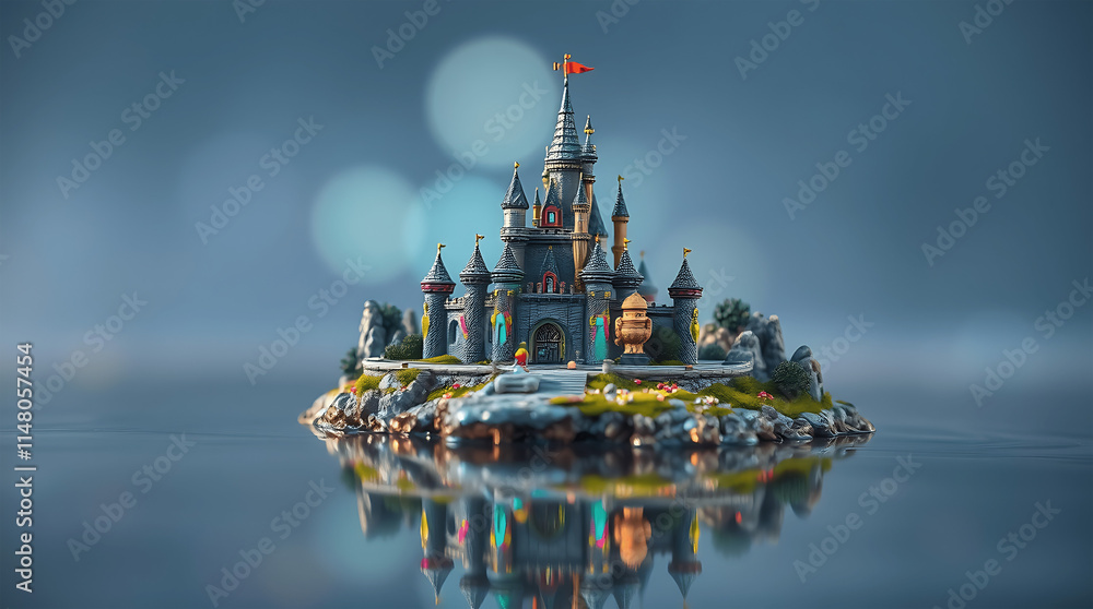 Obraz premium Magical Floating Castile