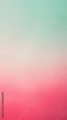 The background is a beautiful combination of pink and green colors, with a white line separating the two