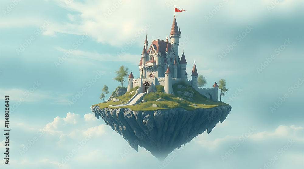 Obraz premium Magical Floating Castile