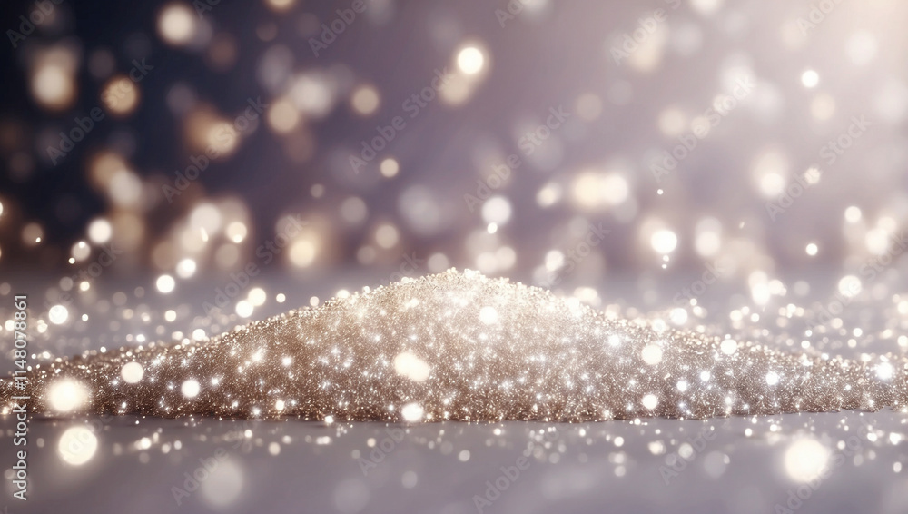 Fototapeta premium White Glitter Background