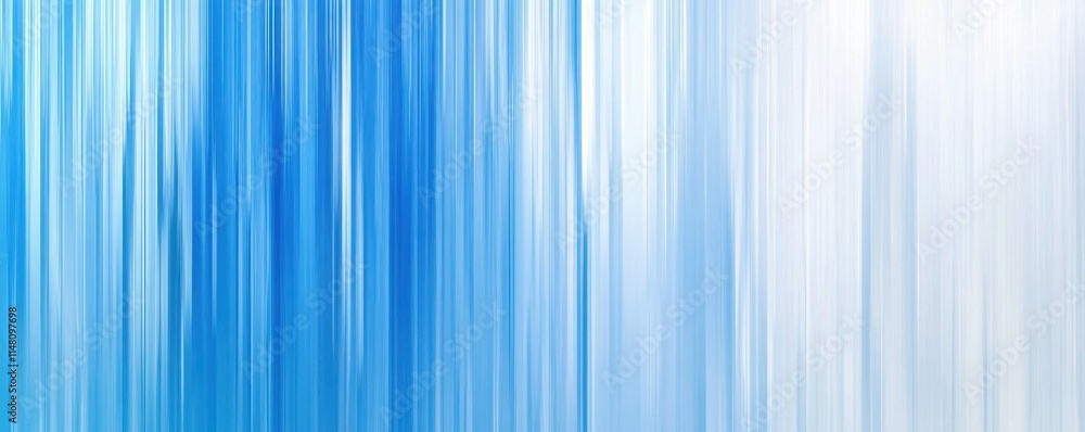 Fototapeta premium Abstract Tech Lines: Blue and white abstract tech lines on a gradient background, futuristic digital concept, clean and modern aesthetic