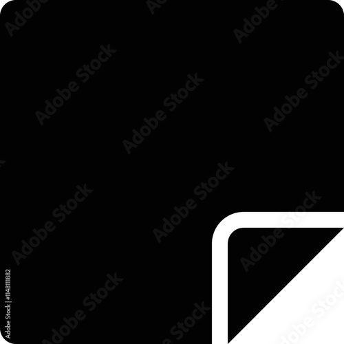 Simple vector icon sticker