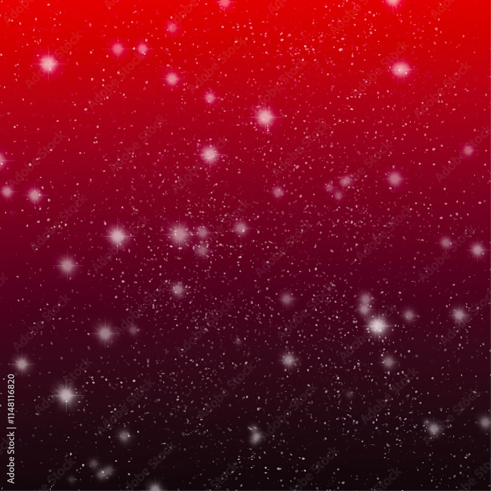 Red to Black Gradient Starfield with Bright Stars. Red to Black Gradient Starfield with Bright Stars.