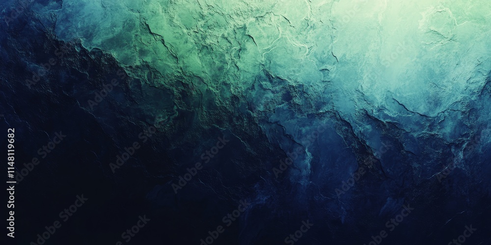 Abstract texture background featuring a blend of black, blue, and green hues. This color gradient creates a dark matte and elegant background, ideal for design projects like posters and Christmas Abstract texture background featuring a blend of black, blue, and green hues. This color gradient creates a dark matte and elegant background, ideal for design projects like posters and Christmas