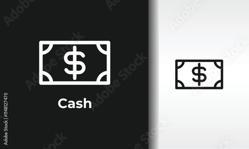 Cash Vector, Icon Or Logo Sign Isolated Symbol Illustration