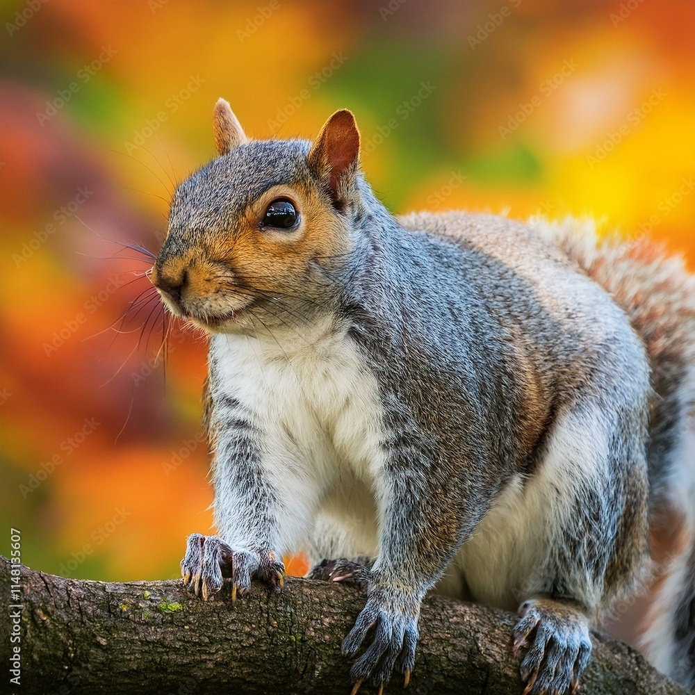 grey squirrel scient. name Sciurus carolinensis mammal animal, A grey squirrel scient. name Sciurus carolinensis mammal animal, A