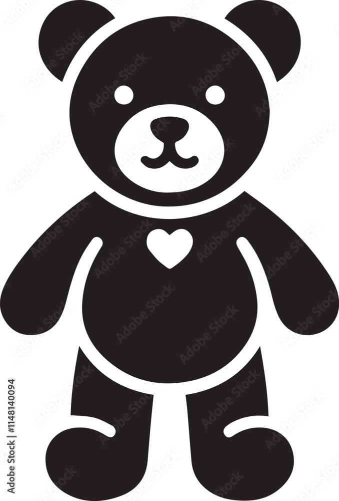 valentine teddy vector, Teddy bear logo illustration, Teddy bear silhouette vector black and white valentine teddy vector, Teddy bear logo illustration, Teddy bear silhouette vector black and white