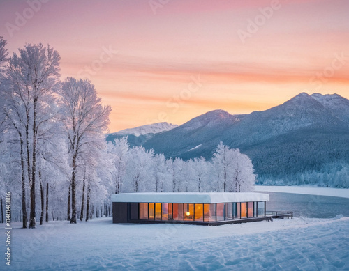winter in the mountains