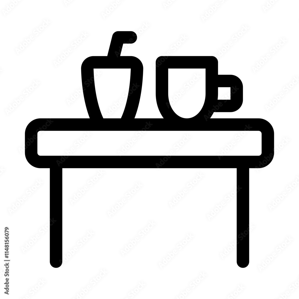 Table coffee icon Table coffee icon