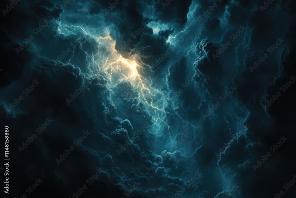 Light in the Dark and Dramatic Storm Clouds Light in the Dark and Dramatic Storm Clouds