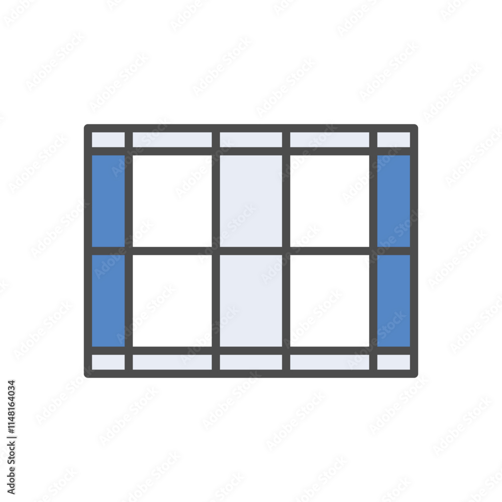 Field vector icon stock illustration Field vector icon stock illustration