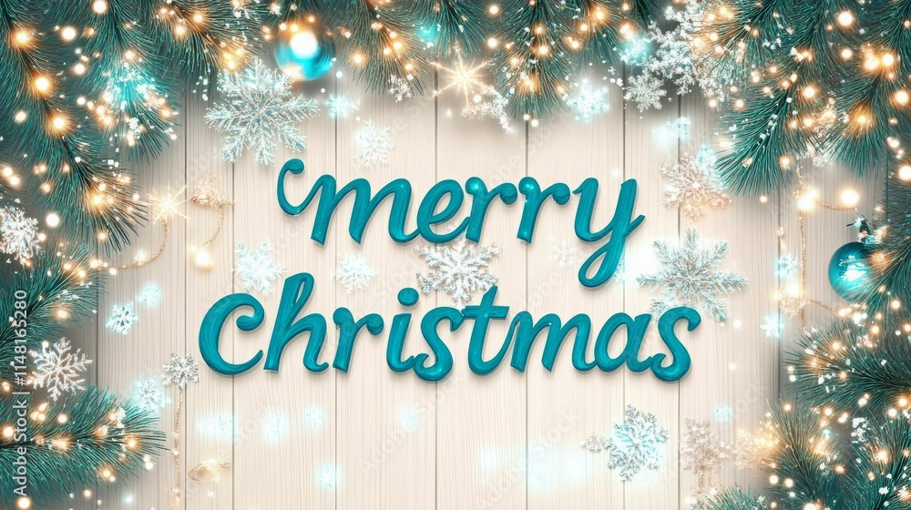Christmas card with the inscription 2025, Merry Christmas. Generative AI, Christmas card with the inscription 2025, Merry Christmas. Generative AI,