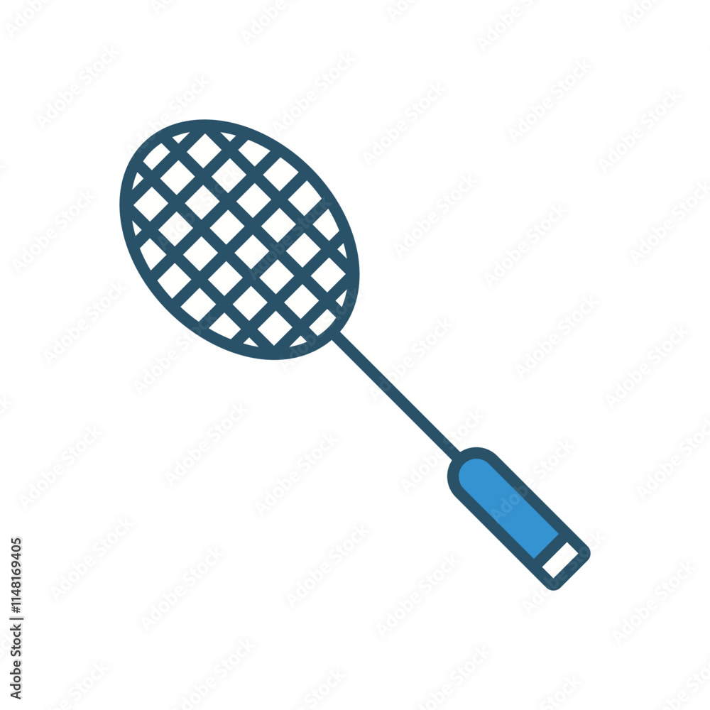 Racket vector icon stock illustration Racket vector icon stock illustration