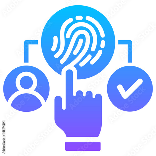 Biometric Authentication Icon