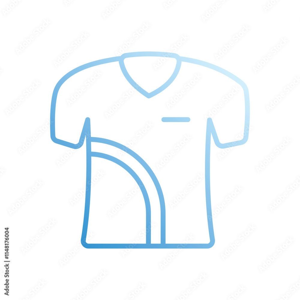 Jersey vector icon stock illustration Jersey vector icon stock illustration
