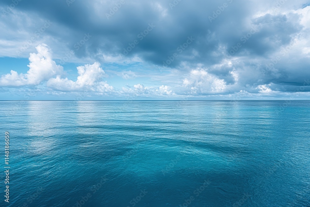 Fototapeta premium At sunset, close-up planet Mars has mountains and water with a starry sky panorama. Stock image.. Beautiful simple AI generated image