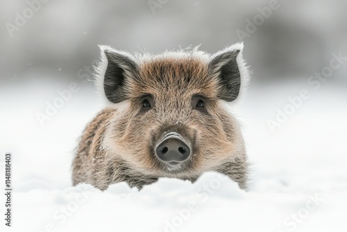 Wallpaper Mural A wildebeest mid-run isolated on a transparent background.. Beautiful simple AI generated image Torontodigital.ca