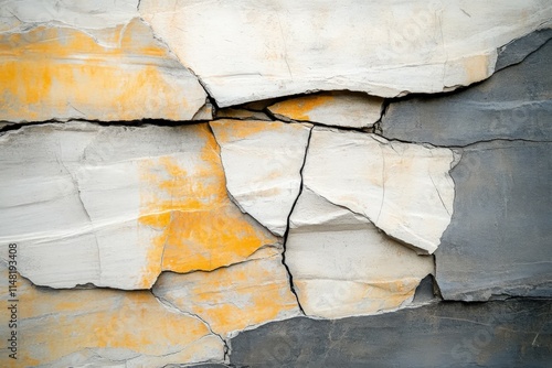 Close-up of Plaster Wall, Arcachon, Gironde, Aquitaine, France. Beautiful simple AI generated image