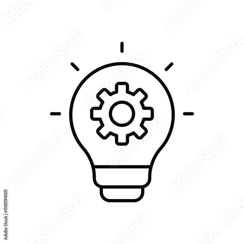 Research And Development vector icon stock illustration