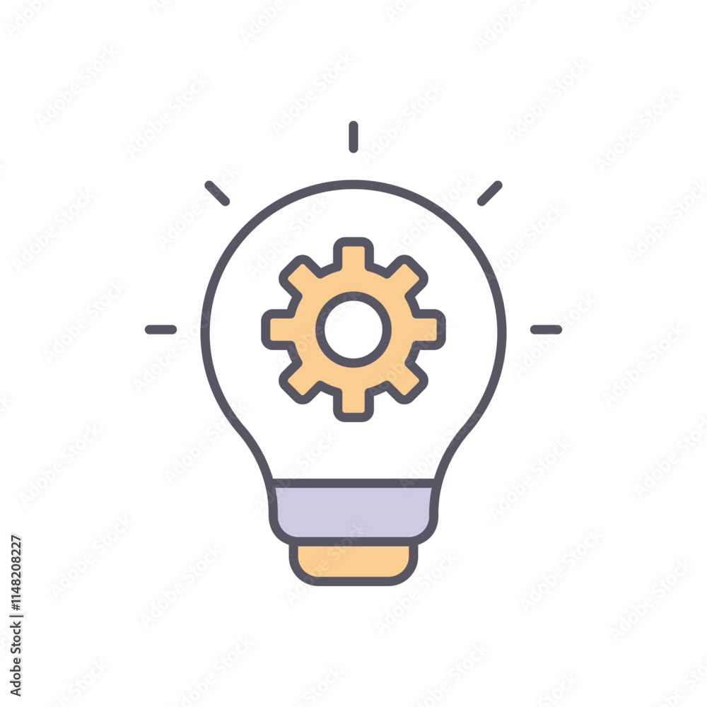 Research And Development vector icon stock illustration Research And Development vector icon stock illustration