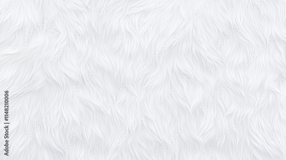 Obraz premium Soft White Fur Texture Background Image (32)