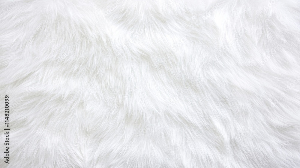 Obraz premium Soft White Fur Texture Background Image (35)
