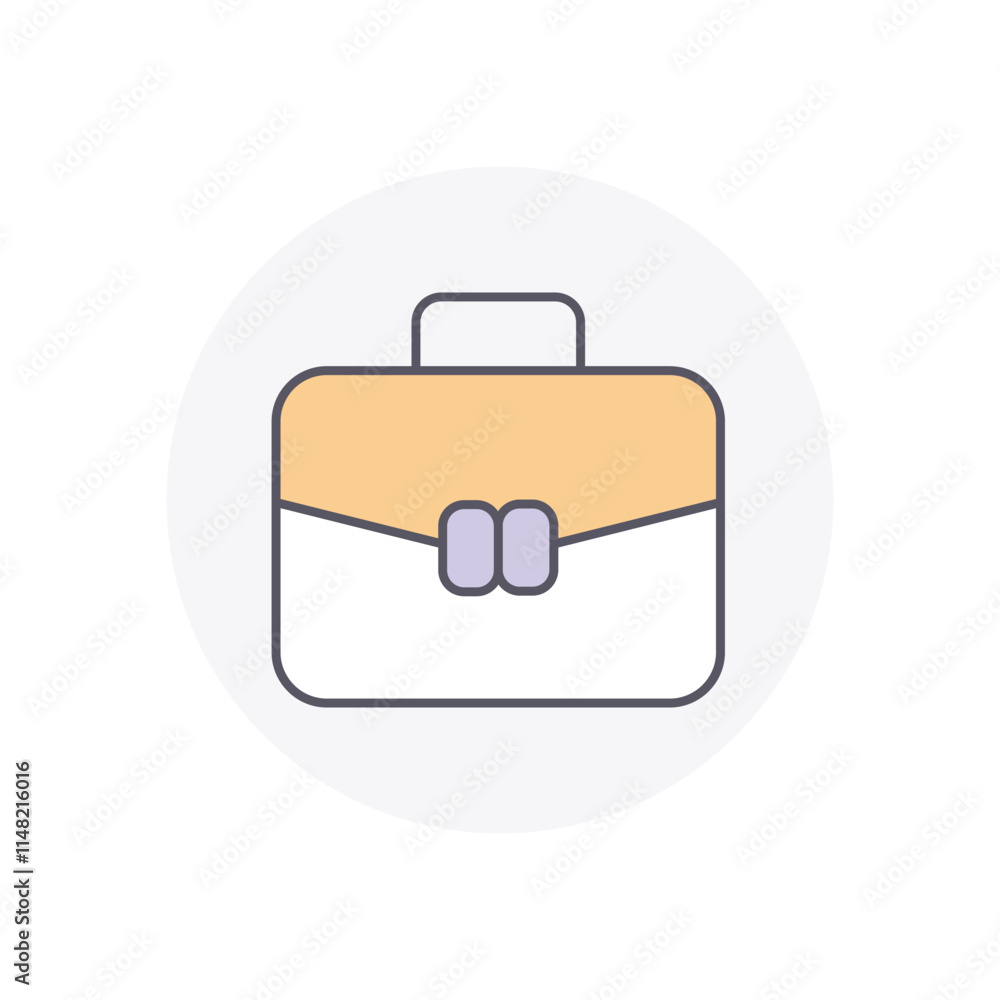 Briefcase vector icon stock illustration Briefcase vector icon stock illustration
