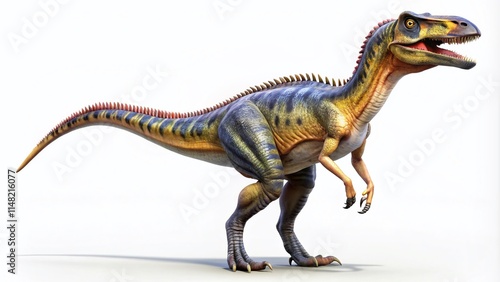 Masiakasaurus 3D Render: Minimalist Cretaceous Theropod Profile photo