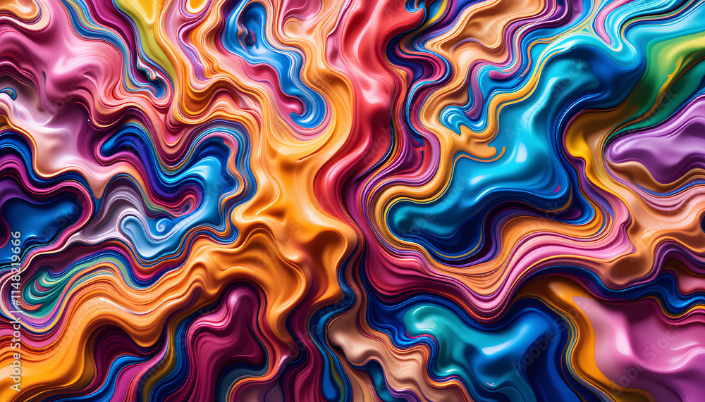 3D Abstract Liquid Flow Design Background Wallpaper 3D Abstract Liquid Flow Design Background Wallpaper