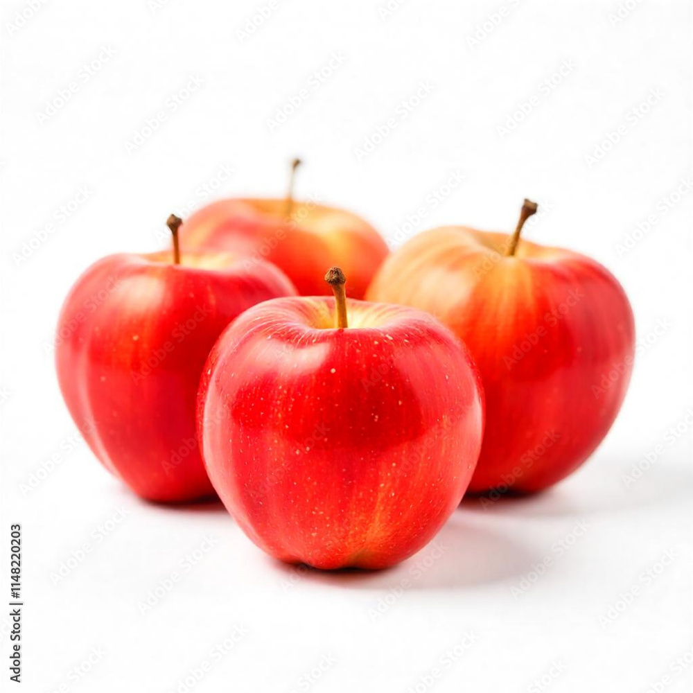 red-apple (Envy Apple), half and slice isolated on a white background, with clipping path, Full depth of field, cut out red-apple (Envy Apple), half and slice isolated on a white background, with clipping path, Full depth of field, cut out