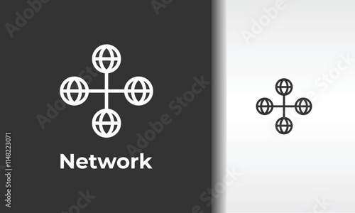 Network Vector, Icon Or Logo Sign Isolated Symbol Illustration