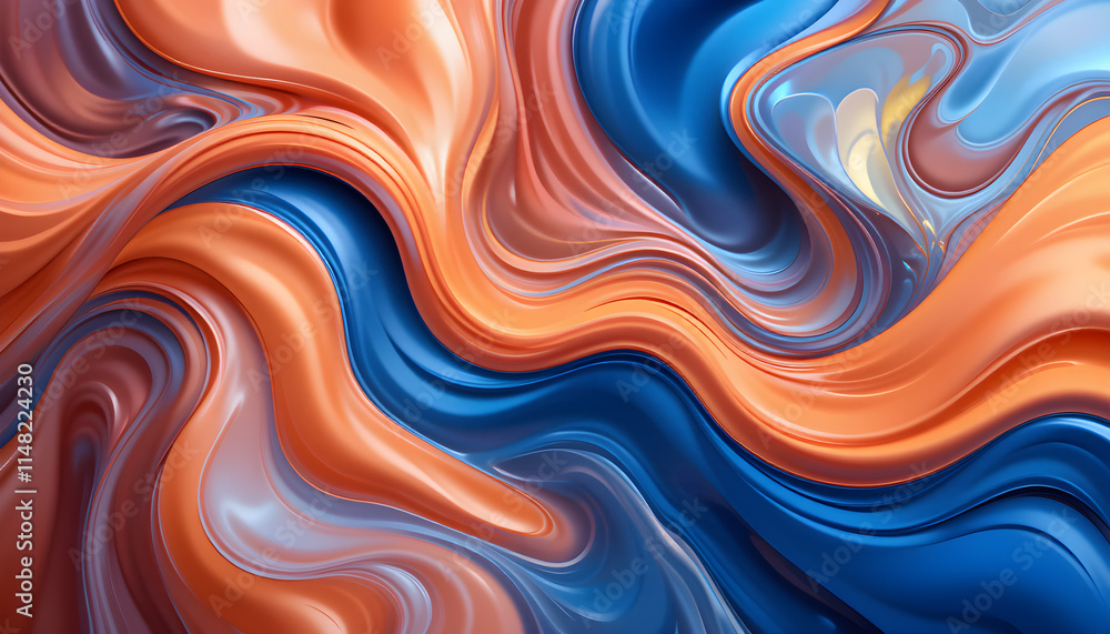 3D Abstract Liquid Flow Design Background Wallpaper 3D Abstract Liquid Flow Design Background Wallpaper