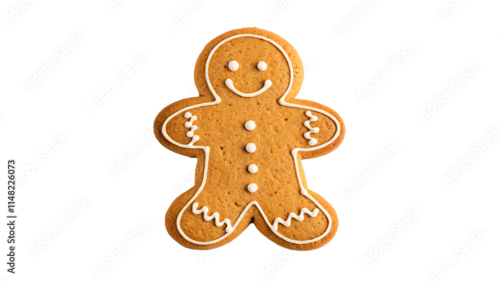 gingerbread man isolated on white gingerbread man isolated on white