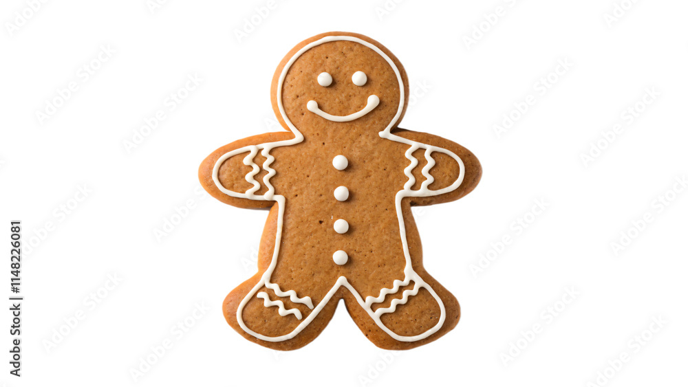 gingerbread man isolated on white gingerbread man isolated on white