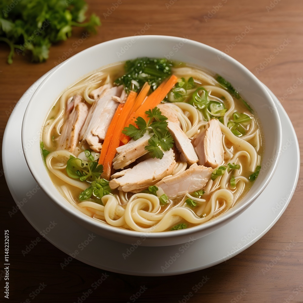Chicken Noodle soup Japaneses korean Chicken Noodle soup Japaneses korean