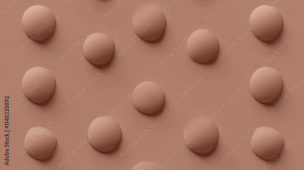 PANTONE 17-1230 Mocha Mousse Minimalist 3D Pattern Wallpaper Design PANTONE 17-1230 Mocha Mousse Minimalist 3D Pattern Wallpaper Design